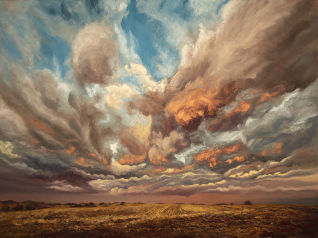 Formations, Mid-Autumn, original oil painting by Jonathan Goodding