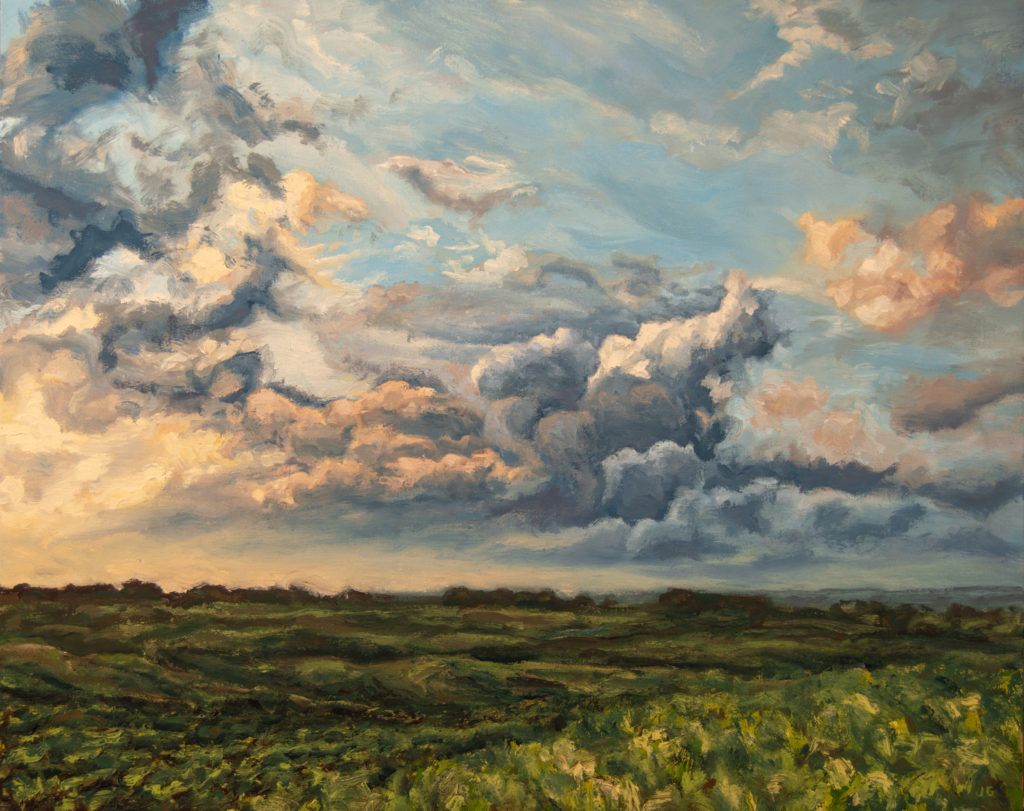 Formations, Early Summer (2022), original oil painting by Jonathan Goodding