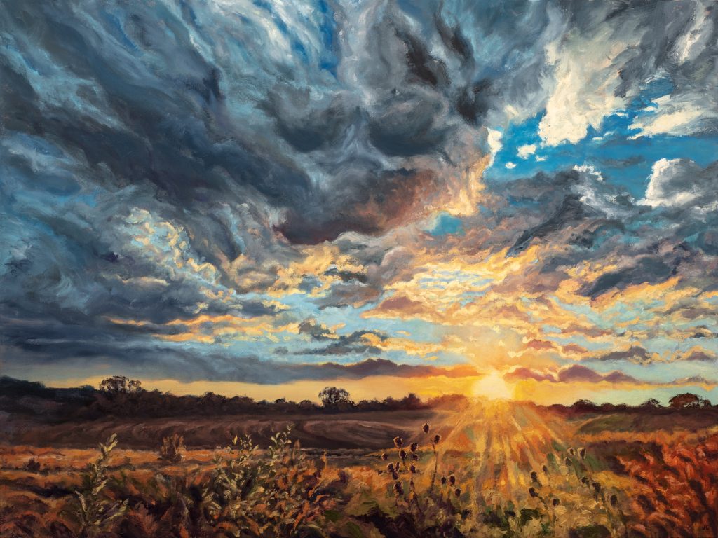 Formations, Mid-Autumn No. 2, original oil painting by Jonathan Goodding