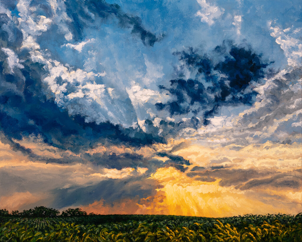 Formations, Late Spring, original oil painting by Jonathan Goodding